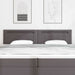 Tăblie cap Pe perete cu headboard Manual Gri 200 cm PVC - WALTI WALTI