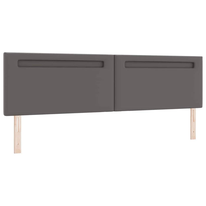 Tăblie cap Pe perete cu headboard Manual Gri 200 cm PVC - WALTI WALTI