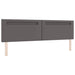 Tăblie cap Pe perete cu headboard Manual Gri 200 cm PVC - WALTI WALTI