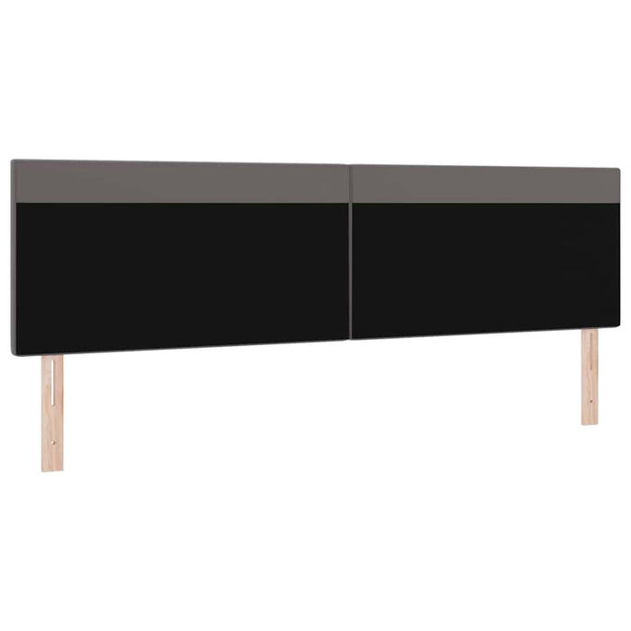 Tăblie cap Pe perete cu headboard Manual Gri 200 cm PVC - WALTI WALTI