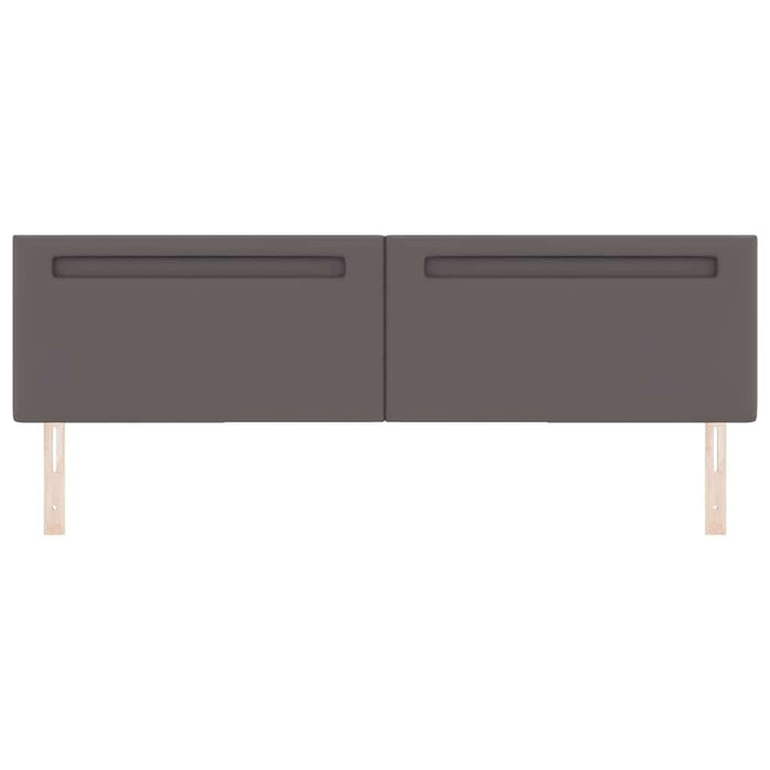 Tăblie cap Pe perete cu headboard Manual Gri 200 cm PVC - WALTI WALTI