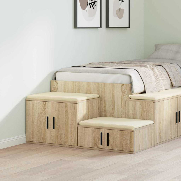 Dulap de depozitare 2 pcs Stejar Sonoma 127 x 41 x 40 cm - WALTI WALTI