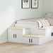 Dulap de depozitare 2 pcs Alb 118 x 41 x 40 cm Lemn compozit - WALTI WALTI