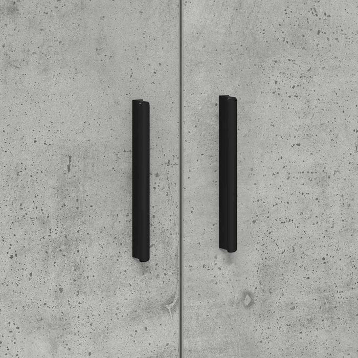 Dulap de depozitare 2 pcs Gri din beton 118 x 41 x 40 cm - WALTI WALTI