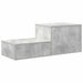 Dulap de depozitare 2 pcs Gri din beton 118 x 41 x 40 cm - WALTI WALTI