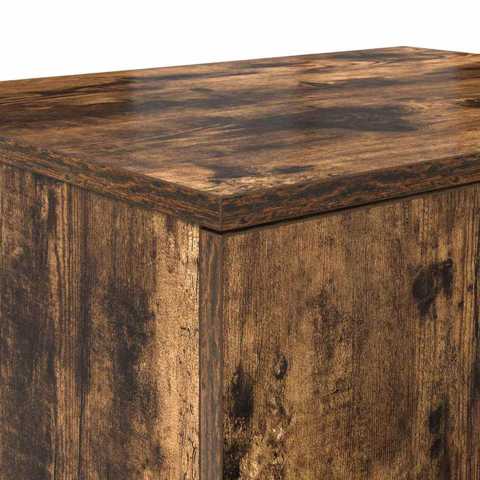 Dulap de depozitare 2 pcs Stejar fumuriu 118 x 41 x 40 cm - WALTI WALTI