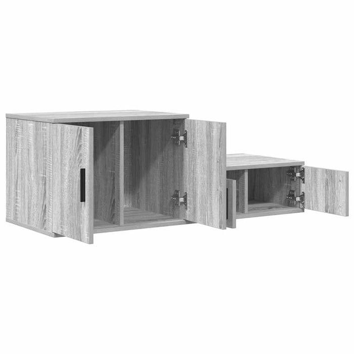 Dulap de depozitare 2 pcs Gri Sonoma 118 x 41 x 40 cm - WALTI WALTI