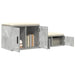 Dulap de depozitare 2 pcs Gri din beton 108 x 41 x 40 cm - WALTI WALTI