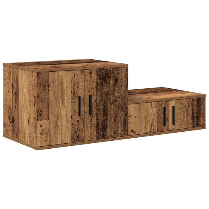 Dulap de depozitare 2 pcs Lemn vechi 108 x 41 x 40 cm - WALTI WALTI