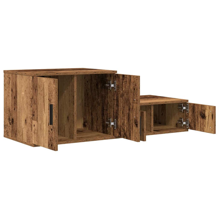 Dulap de depozitare 2 pcs Lemn vechi 108 x 41 x 40 cm - WALTI WALTI