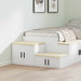 Dulap de depozitare 2 pcs Alb 103 x 41 x 40 cm Lemn compozit - WALTI WALTI