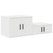 Dulap de depozitare 2 pcs Alb 103 x 41 x 40 cm Lemn compozit - WALTI WALTI
