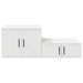 Dulap de depozitare 2 pcs Alb 103 x 41 x 40 cm Lemn compozit - WALTI WALTI