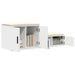 Dulap de depozitare 2 pcs Alb 103 x 41 x 40 cm Lemn compozit - WALTI WALTI