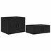 Dulap de depozitare 2 pcs Stejar Negru 103 x 41 x 40 cm - WALTI WALTI