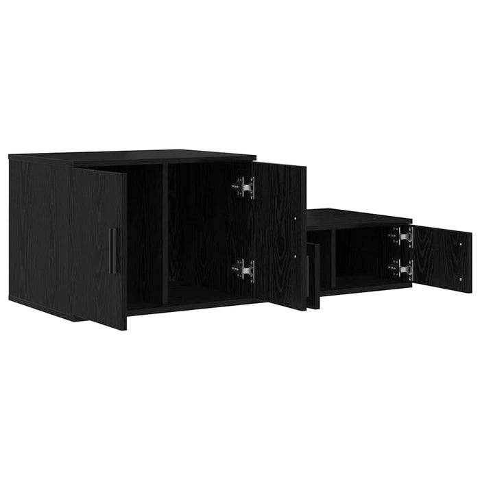 Dulap de depozitare 2 pcs Stejar Negru 103 x 41 x 40 cm - WALTI WALTI