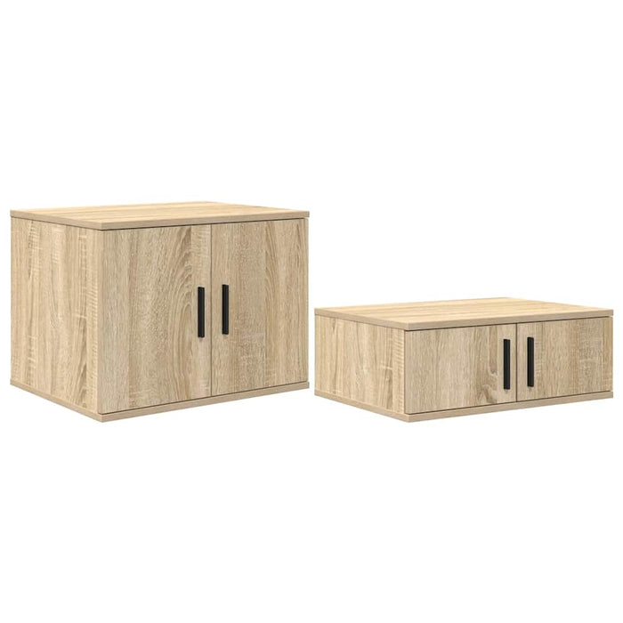 Dulap de depozitare 2 pcs Stejar Sonoma 103 x 41 x 40 cm - WALTI WALTI