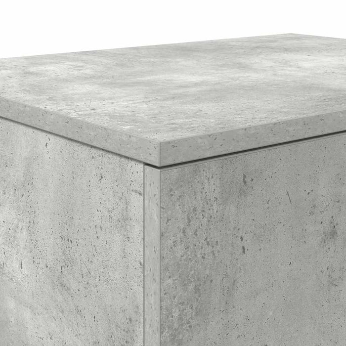 Dulap de depozitare 2 pcs Gri din beton 103 x 41 x 40 cm - WALTI WALTI