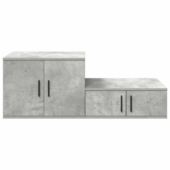 Dulap de depozitare 2 pcs Gri din beton 103 x 41 x 40 cm - WALTI WALTI