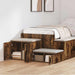 Dulap de depozitare 2 pcs Stejar fumuriu 103 x 41 x 40 cm - WALTI WALTI