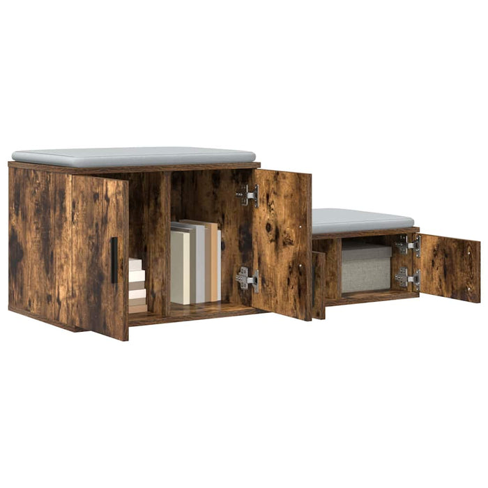 Dulap de depozitare 2 pcs Stejar fumuriu 103 x 41 x 40 cm - WALTI WALTI