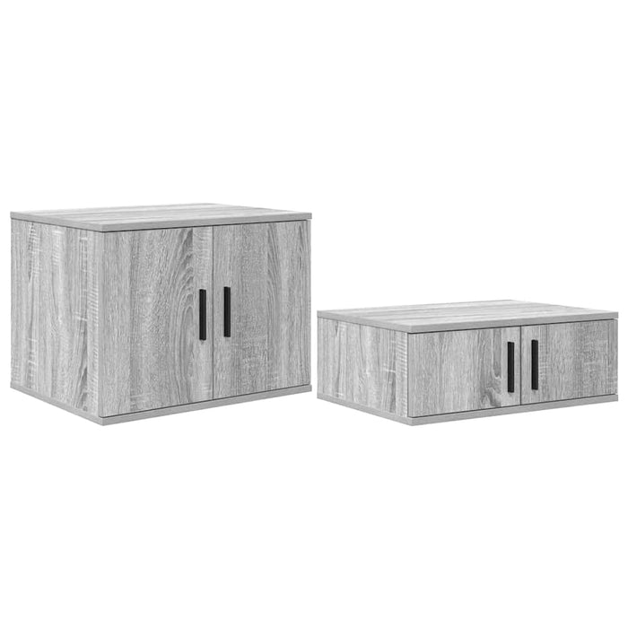 Dulap de depozitare 2 pcs Gri Sonoma 103 x 41 x 40 cm - WALTI WALTI