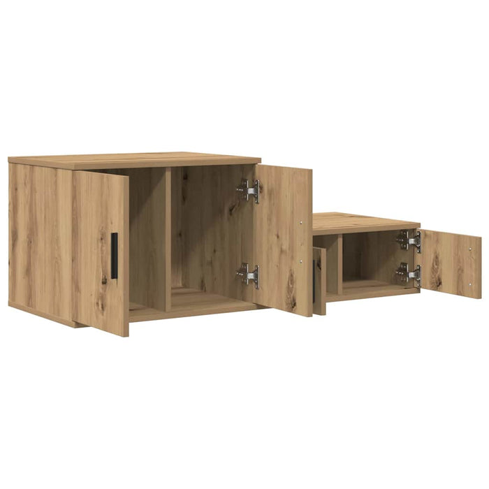 Dulap de depozitare 2 pcs Stejar Artizanal 103 x 41 x 40 cm - WALTI WALTI