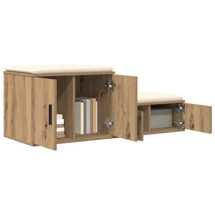 Dulap de depozitare 2 pcs Stejar Artizanal 103 x 41 x 40 cm - WALTI WALTI