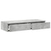 Sertare pentru pat cu sertar Gri din beton 100 x 36,5 x 16,5 cm - WALTI WALTI