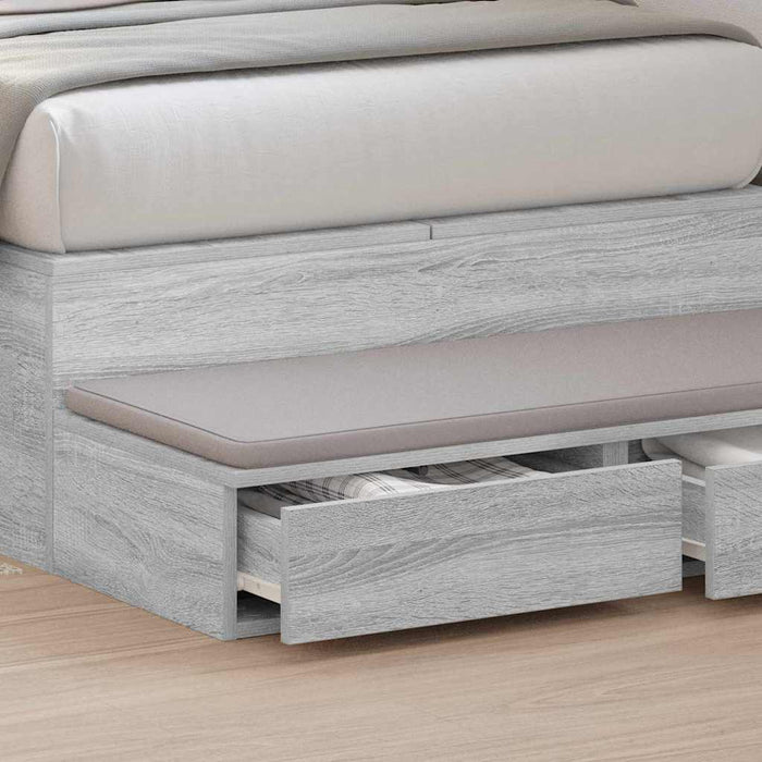 Sertare pentru pat cu sertar Gri Sonoma 100 x 36,5 x 16,5 cm - WALTI WALTI