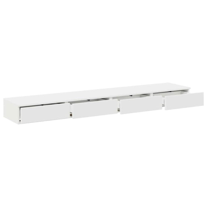 Sertare pentru pat Alb 200 x 36,5 x 16,5 cm Lemn compozit - WALTI WALTI