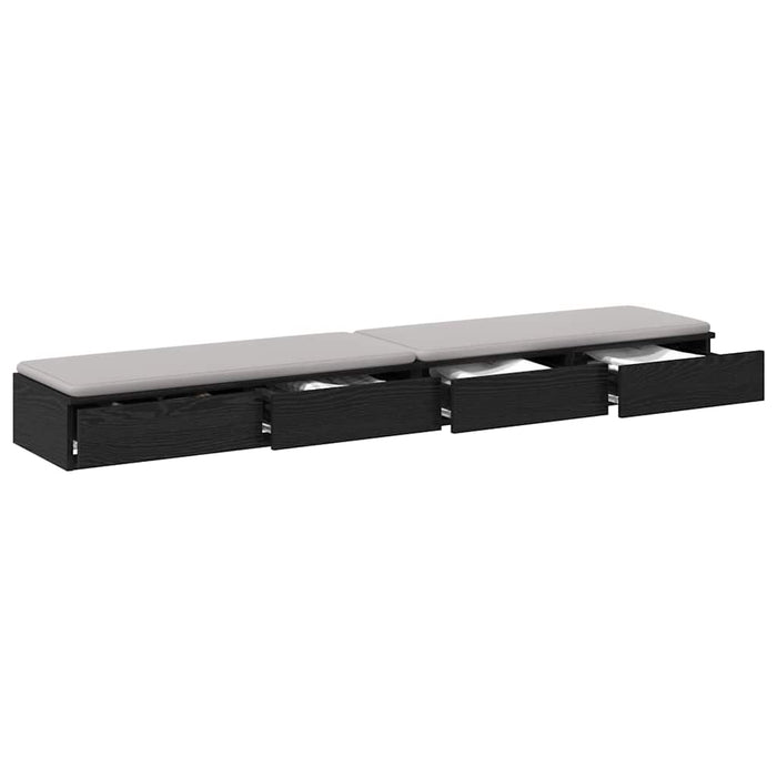 Sertare pentru pat cu sertar Stejar Negru 200 x 36,5 x 16,5 cm - WALTI WALTI