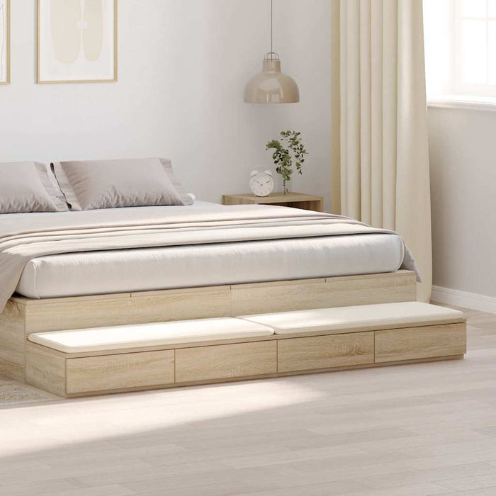 Sertare pentru pat cu sertar Stejar Sonoma 200 x 36,5 x 16,5 cm - WALTI WALTI