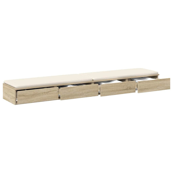 Sertare pentru pat cu sertar Stejar Sonoma 200 x 36,5 x 16,5 cm - WALTI WALTI