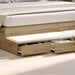 Sertare pentru pat Stejar Artizanal 200 x 36,5 x 16,5 cm - WALTI WALTI