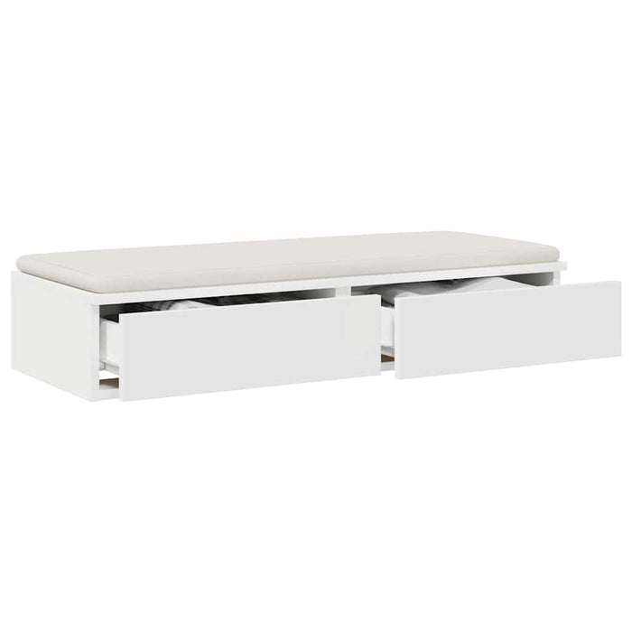 Sertare pentru pat Alb 80 x 36,5 x 16,5 cm Lemn compozit - WALTI WALTI