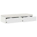 Sertare pentru pat Alb 80 x 36,5 x 16,5 cm Lemn compozit - WALTI WALTI