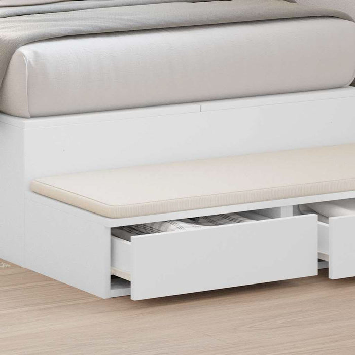 Sertare pentru pat Alb 90 x 36,5 x 16,5 cm Lemn compozit - WALTI WALTI