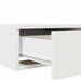Sertare pentru pat Alb 120 x 36,5 x 16,5 cm Lemn compozit - WALTI WALTI