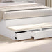 Sertare pentru pat Alb 120 x 36,5 x 16,5 cm Lemn compozit - WALTI WALTI
