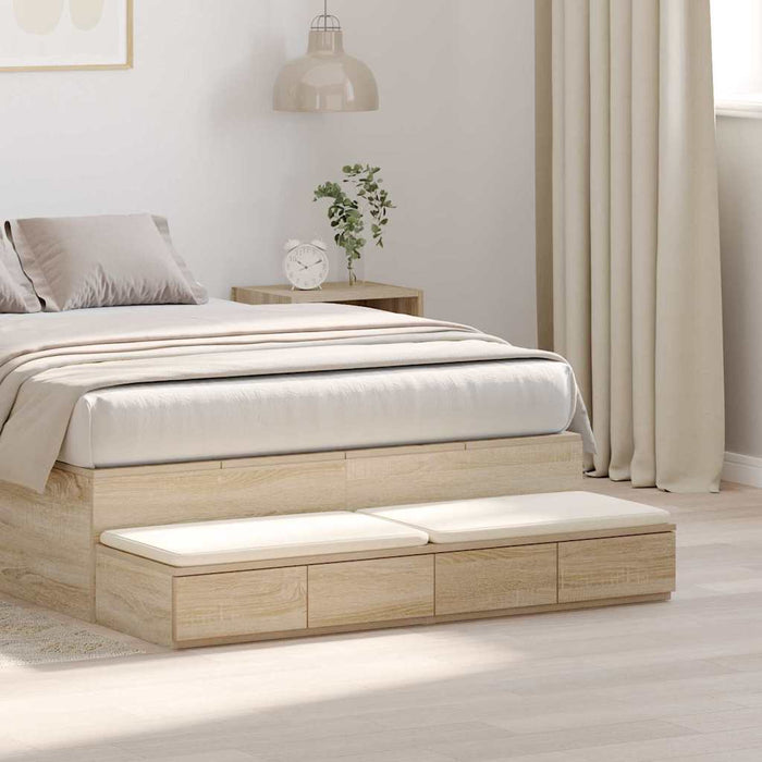 Sertare pentru pat cu sertar Stejar Sonoma 120 x 36,5 x 16,5 cm - WALTI WALTI