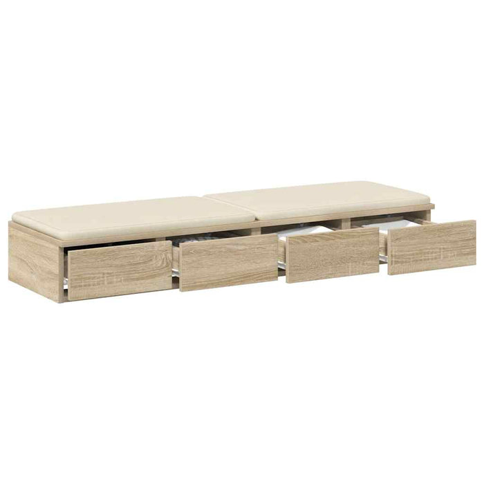 Sertare pentru pat cu sertar Stejar Sonoma 120 x 36,5 x 16,5 cm - WALTI WALTI