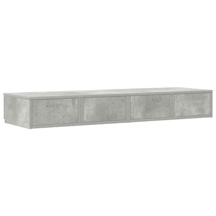 Sertare pentru pat cu sertar Gri din beton 120 x 36,5 x 16,5 cm - WALTI WALTI