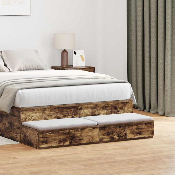 Sertare pentru pat Stejar fumuriu 120 x 36,5 x 16,5 cm - WALTI WALTI