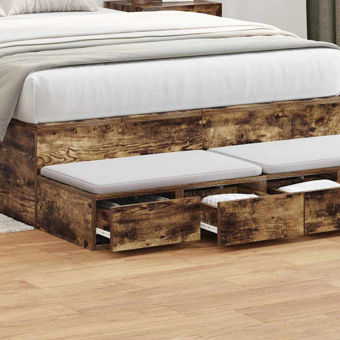 Sertare pentru pat Stejar fumuriu 120 x 36,5 x 16,5 cm - WALTI WALTI