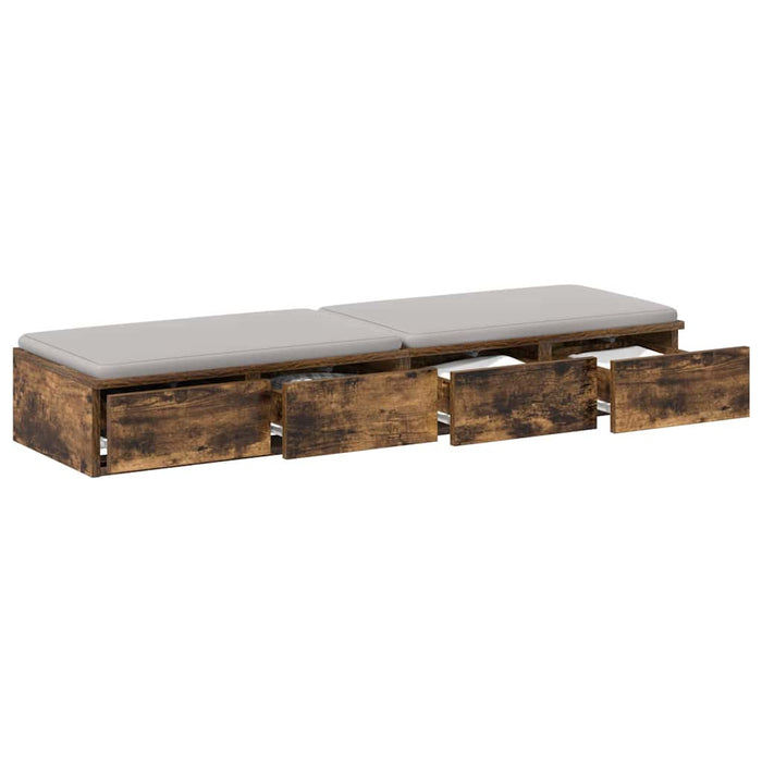 Sertare pentru pat Stejar fumuriu 120 x 36,5 x 16,5 cm - WALTI WALTI