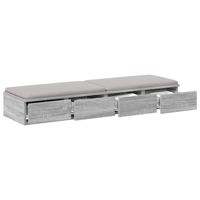 Sertare pentru pat cu sertar Gri Sonoma 120 x 36,5 x 16,5 cm - WALTI WALTI