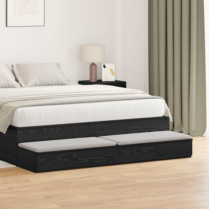 Sertare pentru pat cu sertar Stejar Negru 140 x 36,5 x 16,5 cm - WALTI WALTI