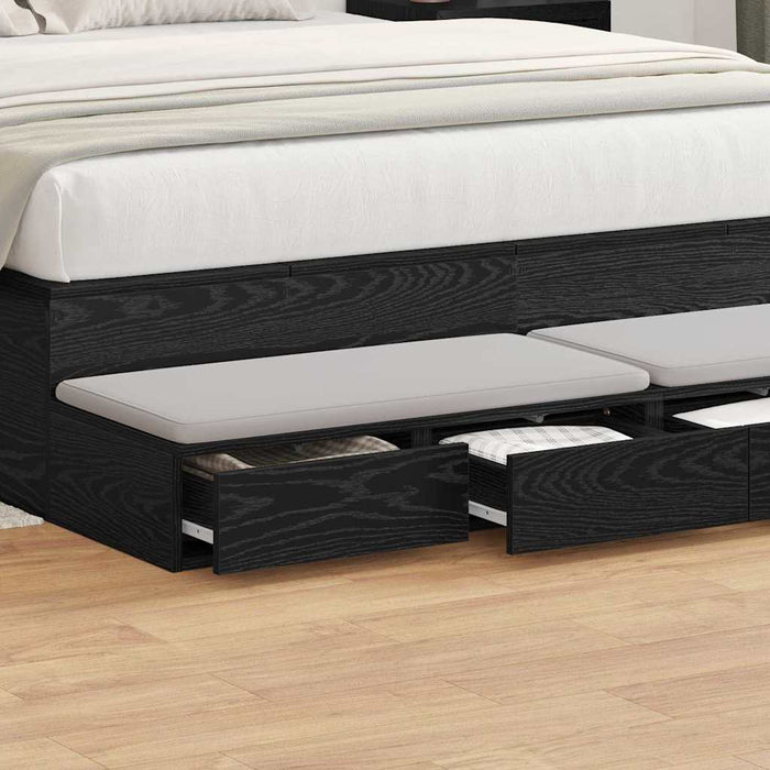 Sertare pentru pat cu sertar Stejar Negru 140 x 36,5 x 16,5 cm - WALTI WALTI