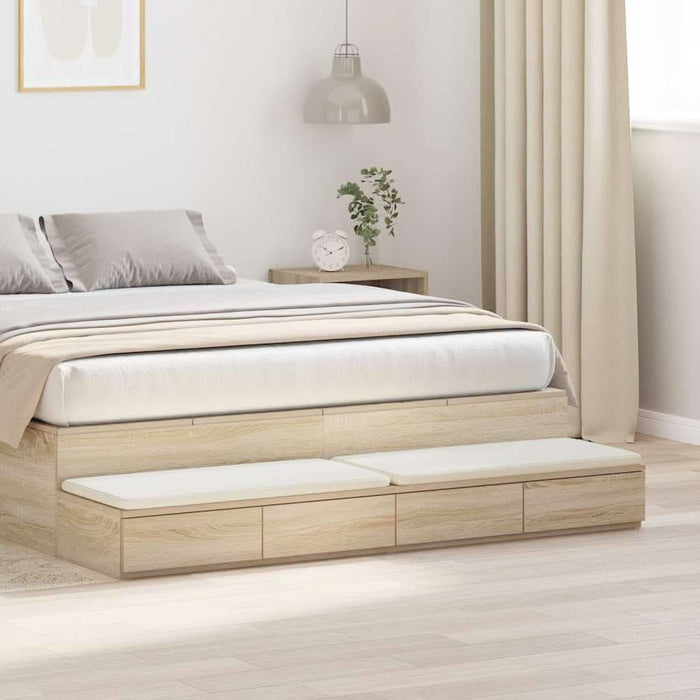 Sertare pentru pat cu sertar Stejar Sonoma 140 x 36,5 x 16,5 cm - WALTI WALTI